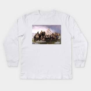 Battle of Red Bank New Jersey Kids Long Sleeve T-Shirt